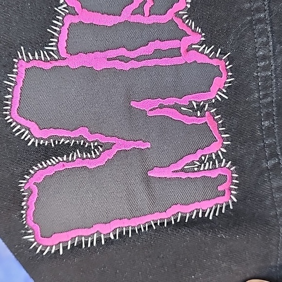 Misfits Pull The Plug Patchea Black Denim Vest - Picture 5 of 5